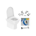 Ver imagem 2 de KIT BACIA CONVENCIONAL BRANCO ROCA Cor:Branco:Branco