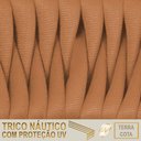 Ver imagem 2 de 8 Cadeiras Atenas Tricô Náutico e Alumínio com Proteção Uv Terra Cota