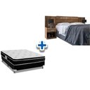 Ver imagem 1 de Cama Box Casal Crc + Colchão Molas Physical Ortobom + Cabeceira Plus Demolição