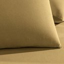 Ver imagem 3 de Jogo de Cama Casal 3 Peças Altenburg Malha Fio Penteado Amarelo Mostarda