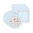 Ver imagem 1 de Kit Sousplat + Guardanapo Páscoa Cordeiro Nsw 6 Peças com Base