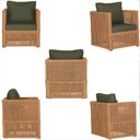 Ver imagem 5 de Mesa Centro e 1 Poltrona Madri Corda Náutica Estofado 13 Trama Original