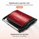 Ver imagem 6 de Sanduicheira Grill e Chapa 3 em 1 Master Press Inox 1000W 127V Vermelha Mondial Pg-01-Rc-Cl