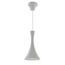 Ver imagem 1 de Lustre Pendente 258 Para 1 Lâmpada Soquete E27 Cor Branca
