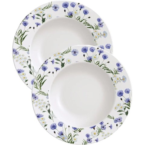 Kit Jogo Prato Raso Jantar 4pçs 4 Pessoas Ana Alice 27,5cm
