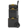 Caixa Organizadora de Ferramentas Toughsystem 2.0 Dewalt Dwst60436 Torre 3pçs com Rodas - 2