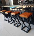 Ver imagem 7 de Kit Mesa Jantar Madeira 6 Cadeiras 4 Banquetas Altas Bancada Cozinha