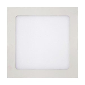 Luminária Plafon LED Sobrepor Slim 18W 6000K Quadrada Bivolt