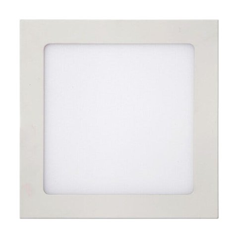 Luminária Plafon LED Sobrepor Slim 18W 6000K Quadrada Bivolt