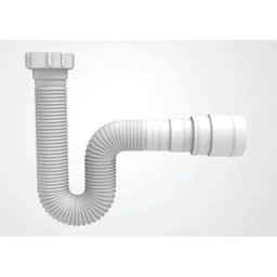 Sifão Extensivo Branco PVC - 1