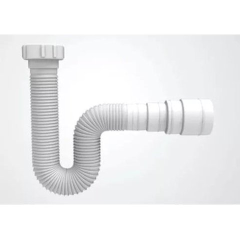 Sifão Extensivo Branco PVC
