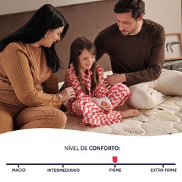 Cama Box Colchão Casal Ortopédico Firme Espuma D33 Antialérgico Certificado 138x188x54cm Bf Colchões - 4