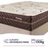 Cama Box Colchão Casal Ortopédico Firme Espuma D33 Antialérgico Certificado 138x188x54cm Bf Colchões - 3