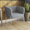 Ver imagem 2 de Poltrona Decorativa Estofada Urbana POL003 Kappesberg