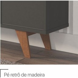 Bancada Paraty 100% MDF Chumbo/Savana Permobili - 2