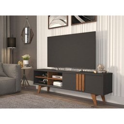 Bancada Paraty 100% MDF Chumbo/Savana Permobili - 1