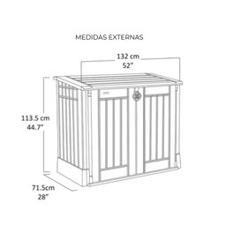 Mini Galpão de Armazenamento Store Midi Out Keter - 8