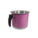 Ver imagem 2 de Kit Canecão Fervedor Leiteira Rosa de Alumínio 14 a 18cm