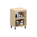 Ver imagem 3 de Balcão de Cozinha Aura 2 Portas MDF 60cm Amadeirado Luciane Móveis