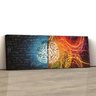 Quadro Decorativo psicologia abstracto 150x50cm em Tecido Canvas - 1