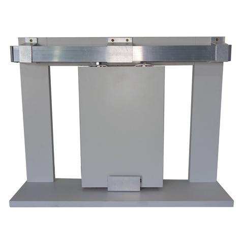 Kit Prático para Porta de Correr Trilho Natural - 2m + 1 Par de Concha