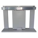 Ver imagem 1 de Kit Prático para Porta de Correr Trilho Natural - 3m + 1 Par de Concha