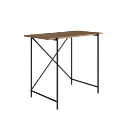 Mesa Escrivaninha Tube Vermont/Est. Preta Industrial Artesano - 2