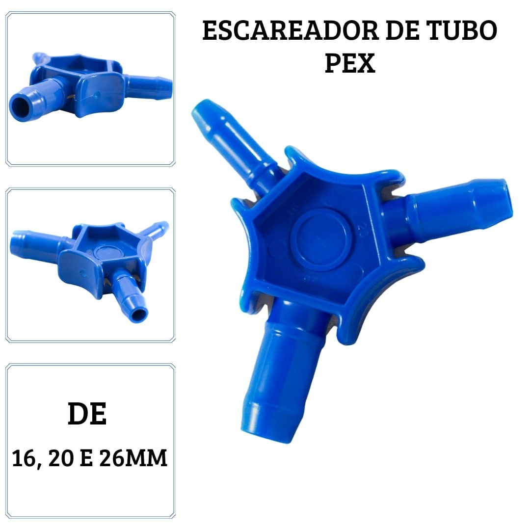 Escareador Para Tubos Pex 16 mm , 20 mm E 26 mm Tudogás - 2