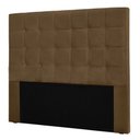 Ver imagem 3 de Cabeceira Queen 1,60m Santiago Suede - Pallazio Caramelo
