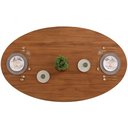 Ver imagem 7 de Mesa de Jantar 6 Lugares Orgânica Tampo Elipse 183cm Degas D05 Freijó - Lyam Decor
