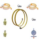 Ver imagem 1 de Kit 5M Tubo Pex Gás Multicamadas 16mm + Conexões Completa