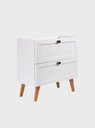 Ver imagem 2 de Gabinete para Banheiro com Tampo e Cuba 80cm Retro Mdf Branco Milano - On Móveis
