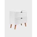 Ver imagem 2 de Gabinete para Banheiro com Tampo e Cuba 80cm Retro Mdf Branco Milano - On Móveis