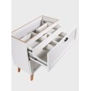 Ver imagem 3 de Gabinete para Banheiro com Tampo e Cuba 80cm Retro Mdf Branco Milano - On Móveis