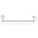 Ver imagem 2 de Porta Toalha Barra 45CM C Likesquare - Perflex