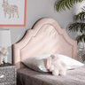 Cabeceira Provençal Rhea Com Tachas - Solteiro Courino Rosa - Aquarellaestofados - 1