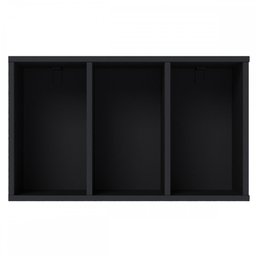 Escrivaninha de Estudo Tech 135cm com 1 Gaveta Preto Fosco Taurani Nobre Colibri Moveis - 4