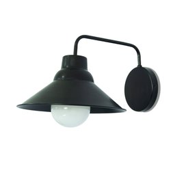 Luminária de Parede Arandela Fixa Garibaldi Preto - 1