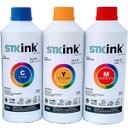 Ver imagem 1 de 3 X 250ml Tinta Stk Bt5001 Bt6001 T510w T710w T810w T910dw Compatível com Inktank Brother