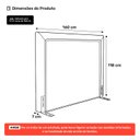 Ver imagem 6 de Cabeceira Cama Box Queen Size Alba 160cm com Frame Bouclé Bege - Desk Design