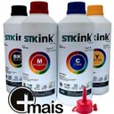Ver imagem 2 de 4 X 100ml Tinta Sublimática Digital Stk Kit 4 Cores com Perfil Icc