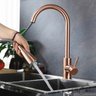 Torneira Cozinha Gourmet Rose Gold Extensível Misturador Monocomando - iCasa Shop - IC-906RG - 4