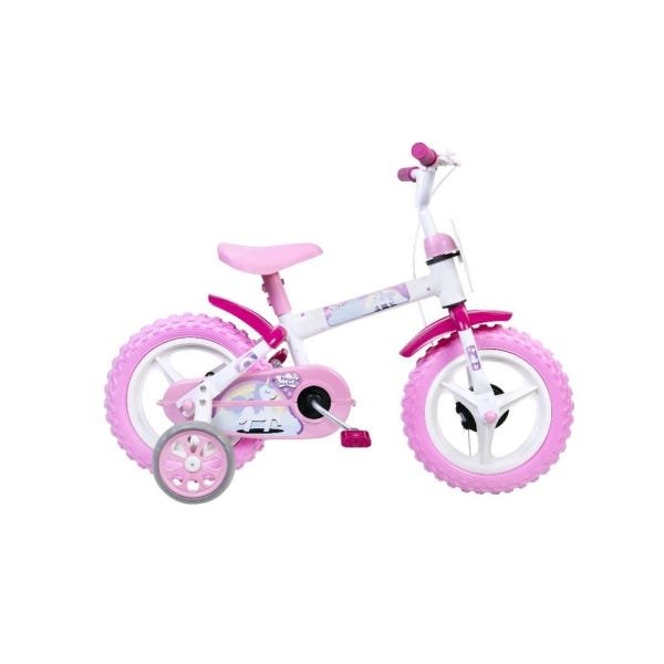 Bicicleta Infantil Menina Magic Rain Bow Aro 12 Colorida Styll Kids - 2