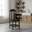 Ver imagem 3 de Kit com 2 Cadeiras de Jantar Madeira Maciça Safira - Preto sem Estofado