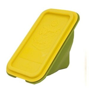 Porta Sanduíche Marcus & Marcus Dobrável de Silicone Amarelo