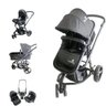 Carrinho De Bebê Travel System Evolution Color Baby 3 Em 1 - 1