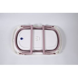 Banheira para Bebê Dobrável Portátil Rosa Baby Pil Pequena - 5