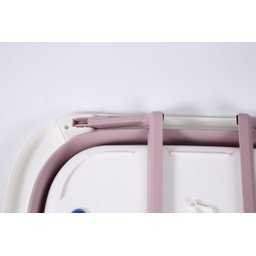 Banheira para Bebê Dobrável Portátil Rosa Baby Pil Pequena - 6