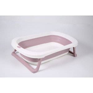 Banheira para Bebê Dobrável Portátil Rosa Baby Pil Pequena