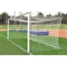 Par de Rede Trave de Gol Futebol de Campo Fio 4mm Tipo México Nylon - 4